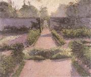 Gustave Caillebotte Kitchen Garden at Yerres Spain oil painting artist